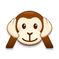 🙉 Emoji sich die Ohren zuhaltendes Affengesicht Samsung TouchWiz 7.0.