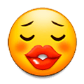 😗 Emoji Rosto Beijando na Samsung TouchWiz 7.0.