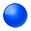 🔵 Emoji Círculo Azul Grande en Samsung TouchWiz 7.0.