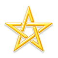 ⛦ Emoji Pentagrama girada à esquerda  na Samsung TouchWiz 7.0.