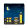Émoji 🌃 Nuit étoilée sur Samsung TouchWiz 7.0.