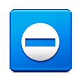 Emoji ⛔ Segnale Di Divieto Di Accesso su Samsung TouchWiz 7.0.