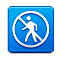 Emoji 🚷 Simbolo Del Divieto Di Transito Pedoni su Samsung TouchWiz 7.0.
