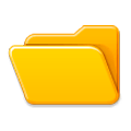Émoji 📂 Dossier Ouvert sur Samsung TouchWiz 7.0.
