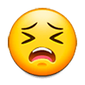 Emoji 😣 Faccina Perseverante su Samsung TouchWiz 7.0.