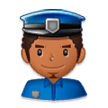 Emoji 👮 Agente Di Polizia su Samsung TouchWiz 7.0.