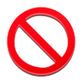 🛇 Emoji Schild „Verboten“ Samsung TouchWiz 7.0.