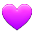 Émoji 💜 Cœur Violet sur Samsung TouchWiz 7.0.