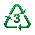 ♵ Emoji Recycling-Symbol für Kunststofftyp- 3 Samsung TouchWiz 7.0.