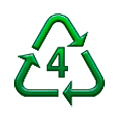 Emoji ♶ Simbolo di riciclaggio della plastica tipo -4 su Samsung TouchWiz 7.0.