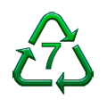 ♹ Emoji Símbolo de reciclaje para plástico tipo- 7 en Samsung TouchWiz 7.0.