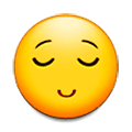Emoji 😌 Faccina Sollevata su Samsung TouchWiz 7.0.