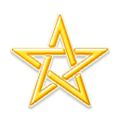 ⛥ Emoji Pentagrama girado a la derecha en Samsung TouchWiz 7.0.
