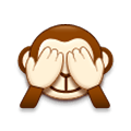 🙈 Emoji sich die Augen zuhaltendes Affengesicht Samsung TouchWiz 7.0.