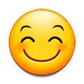 😊 Emoji Rosto Sorridente Com Olhos Sorridentes na Samsung TouchWiz 7.0.