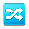 Emoji 🔀 Pulsante Di Riproduzione Casuale su Samsung TouchWiz 7.0.