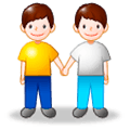 Émoji 👬 Deux Hommes Se Tenant La Main sur Samsung TouchWiz 7.0.