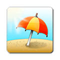 Émoji ⛱️ Parasol Sur Le Sol sur Samsung TouchWiz 7.0.
