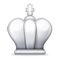 ♔ Emoji Rey del ajedrez blanco en Samsung TouchWiz 7.0.