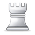 ♖ Emoji Torre de ajedrez blanca en Samsung TouchWiz 7.0.