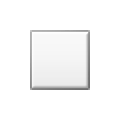 ◽ Emoji Quadrado Branco Médio Menor na Samsung TouchWiz 7.0.