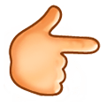 👉 Emoji Dorso De Mano Con índice A La Derecha en Samsung TouchWiz 7.0.