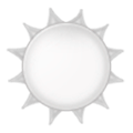 🌣 Emoji Sol blanco en Samsung TouchWiz 7.0.