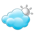 🌥️ Emoji Sol Detrás De Una Nube Grande en Samsung TouchWiz 7.0.