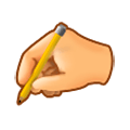 ✍️ Emoji Mano Escribiendo en Samsung TouchWiz 7.0.