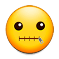 🤐 Emoji Cara Con La Boca Cerrada Con Cremallera en Samsung TouchWiz 7.0.