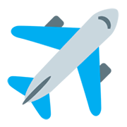 Emoji ✈️ Aeroplano su Twitter Twemoji 1.0.