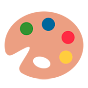 Emoji 🎨 Tavolozza Dei Colori su Twitter Twemoji 1.0.