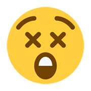 Emoji 😲 Faccina Stupita su Twitter Twemoji 1.0.
