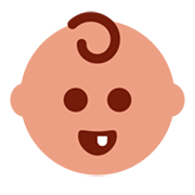 👶 Emoji Bebé en Twitter Twemoji 1.0.