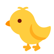 Emoji 🐤 Pulcino su Twitter Twemoji 1.0.