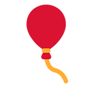 Émoji 🎈 Ballon Gonflable sur Twitter Twemoji 1.0.