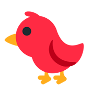 Emoji 🐦 Uccello su Twitter Twemoji 1.0.