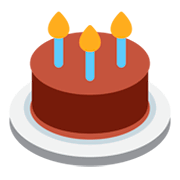 Émoji 🎂 Gâteau D’anniversaire sur Twitter Twemoji 1.0.