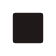 Emoji ◾ Quadrato Nero Medio-piccolo su Twitter Twemoji 1.0.