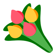 Émoji 💐 Bouquet sur Twitter Twemoji 1.0.