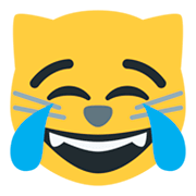 Emoji 😹 Gatto Con Lacrime Di Gioia su Twitter Twemoji 1.0.