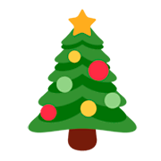 🎄 Emoji árbol De Navidad en Twitter Twemoji 1.0.