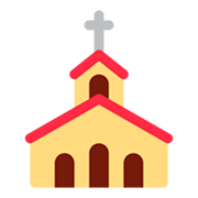 Émoji ⛪ église sur Twitter Twemoji 1.0.