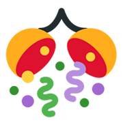 Emoji 🎊 Coriandoli su Twitter Twemoji 1.0.