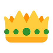 👑 Emoji Corona en Twitter Twemoji 1.0.