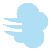 Emoji 💨 Nuvola Di Polvere su Twitter Twemoji 1.0.
