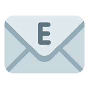 Emoji 📧 E-mail su Twitter Twemoji 1.0.