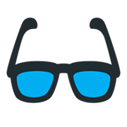 👓 Emoji óculos na Twitter Twemoji 1.0.