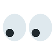 Emoji 👀 Occhi su Twitter Twemoji 1.0.
