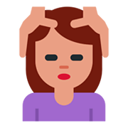 💆 Emoji Person, die eine Kopfmassage bekommt Twitter Twemoji 1.0.